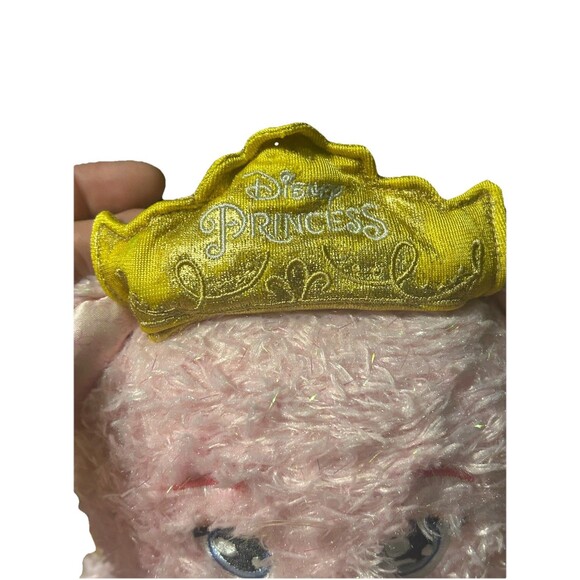 Build A Bear Disney Princess Pink Glitter 17" Plush Stuffed Animal w/ Tiara BAB - Picture 2 of 7